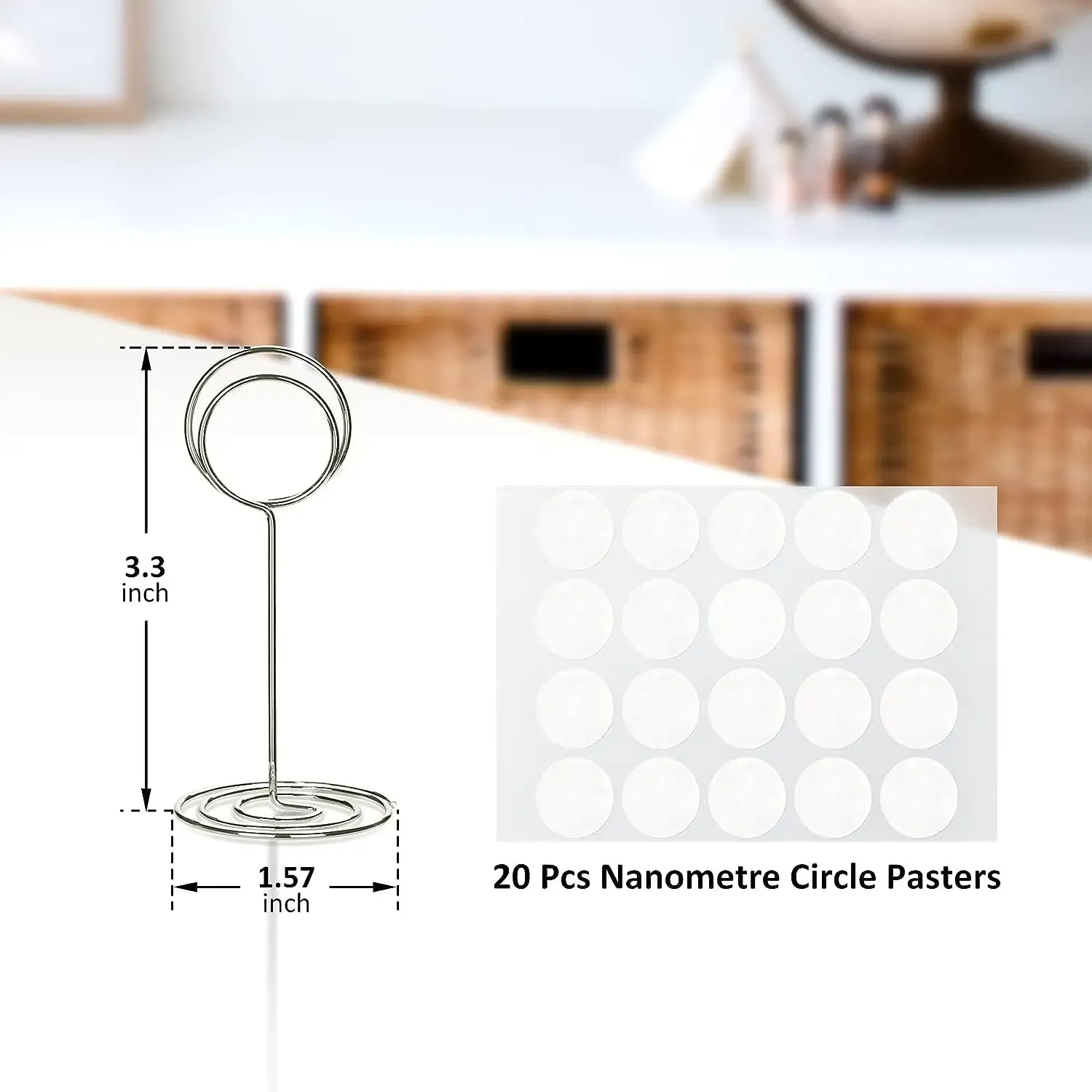 2/4/6/8/10/12pcs, Metal Table Number Holders - 13&*;/33cm Super Tall Place Card Stands, Photo Clips, Table Number Stands, Table Card Holder, Menu * For Weddings, Birthdays, Elegant Parties