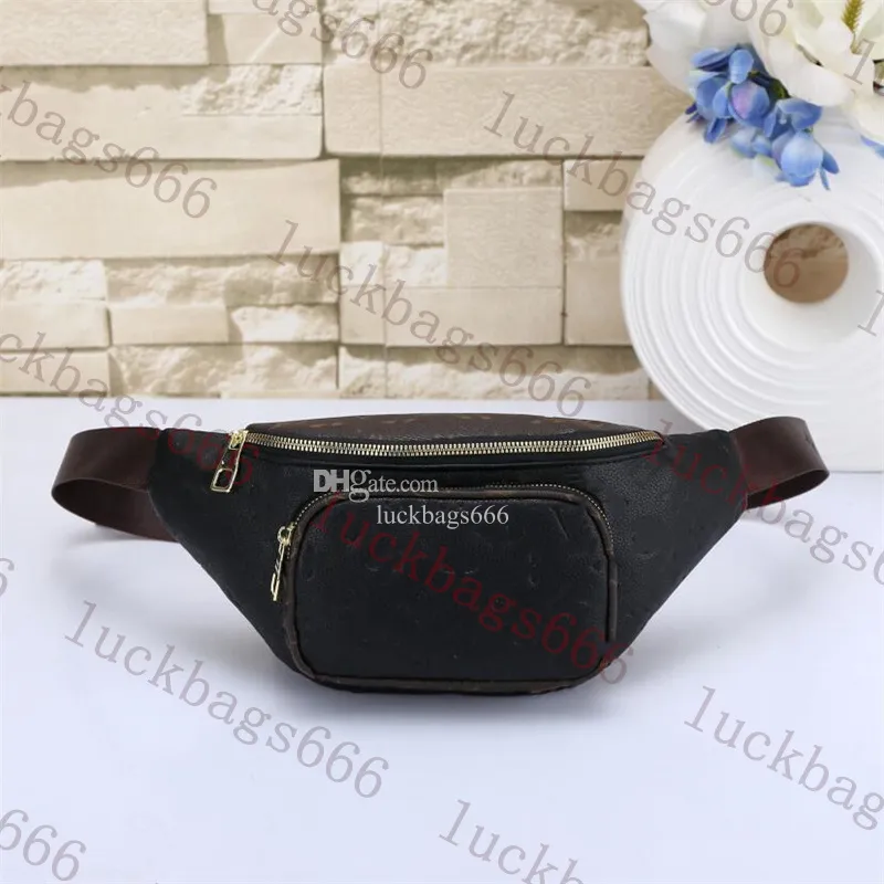 Luxury Leather Crossbody Waist Bag Fanny Pack for Men and Women Designer Chest Pack Handbag Purse Top Quality Bumbag