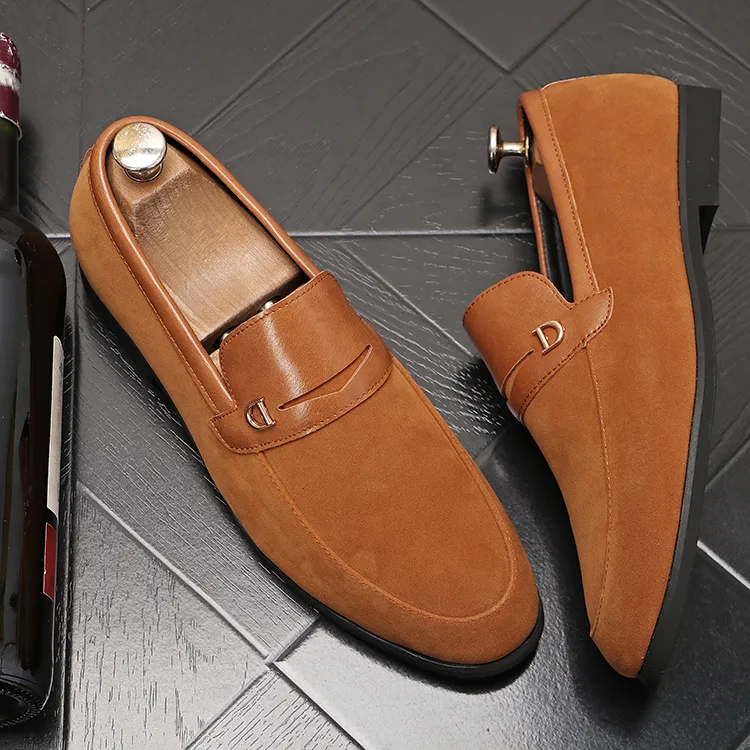 Men's flat heel formal shoes sales