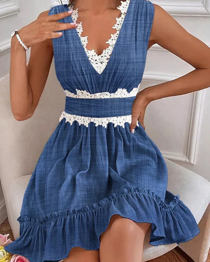 Casual Dresses For Women Contrast Lace Sleeveless... From Julia_dress, $35.85 In Bulk | DHgate.Com Casual Dresses For Women Contrast Lace Sleeveless... From Julia_dress, $35.85 In Bulk | DHgate.Com