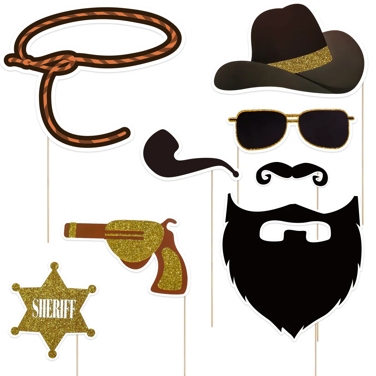 dhgate-com-wild-west-party-photo-booth-props-wooden-sticks-strike-a-pose-sign-18pcs-home-garden for Cowboy Photo Booth Props Free Printables DHgate.com:Wild West Party Photo Booth Props: Wooden Sticks, Strike a Pose Sign, 18pcs:Home & Garden for Cowboy Photo Booth Props Free Printables