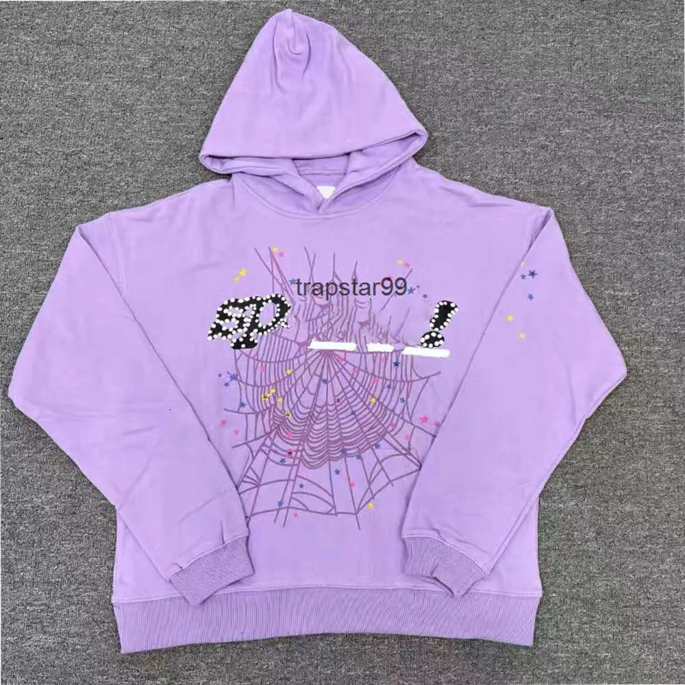 Sky Blue Spder Hoodie For Men And Women Hip Hop Designer Sky Blue Spder Hoodie For Men And Women Hip Hop Designer