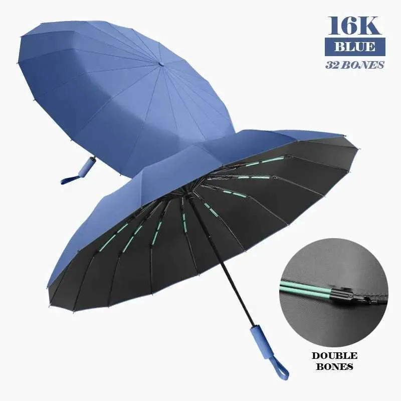 DHgate.com:16K Double Bone Windproof Large Automatic Folding