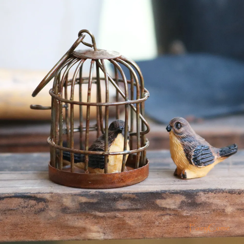 Hanging bird cage decoration sales