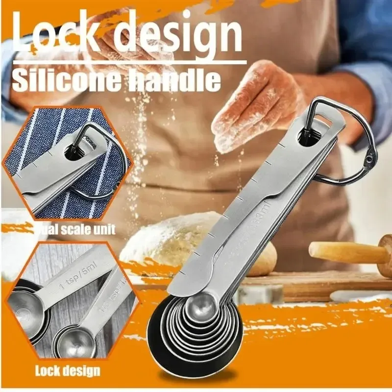 Stainless Steel Measuring Spoon Set for Baking and Kitchen Use from ...