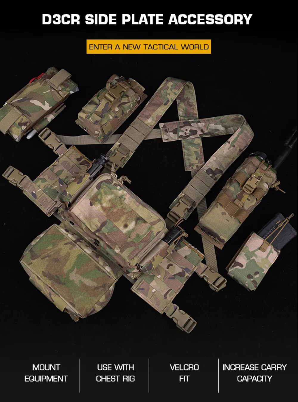 Tactical Chest Rig Side Accessory Molle D3CR MK3 MK4... From Ddmyjul ...
