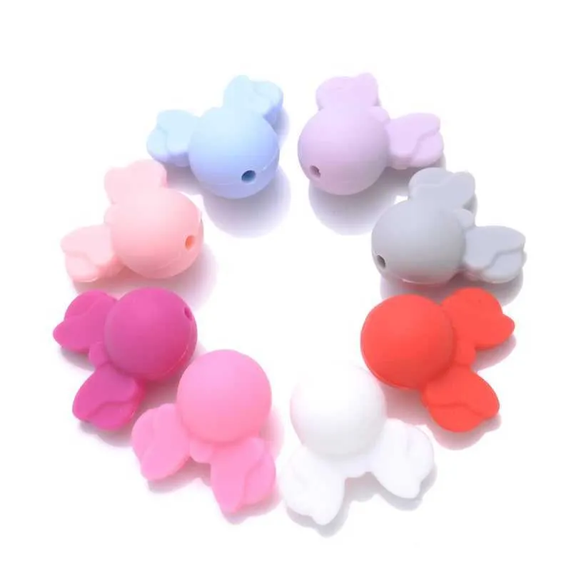 Silicone Beads For Teething, Animal Teether Beads For Baby
