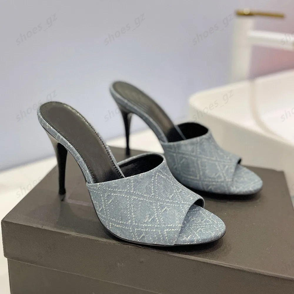Designer high heel mules sales
