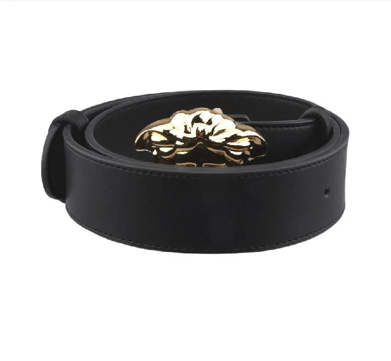 Fashion Leather Belt For Men And Women, Wide Versatile Dress