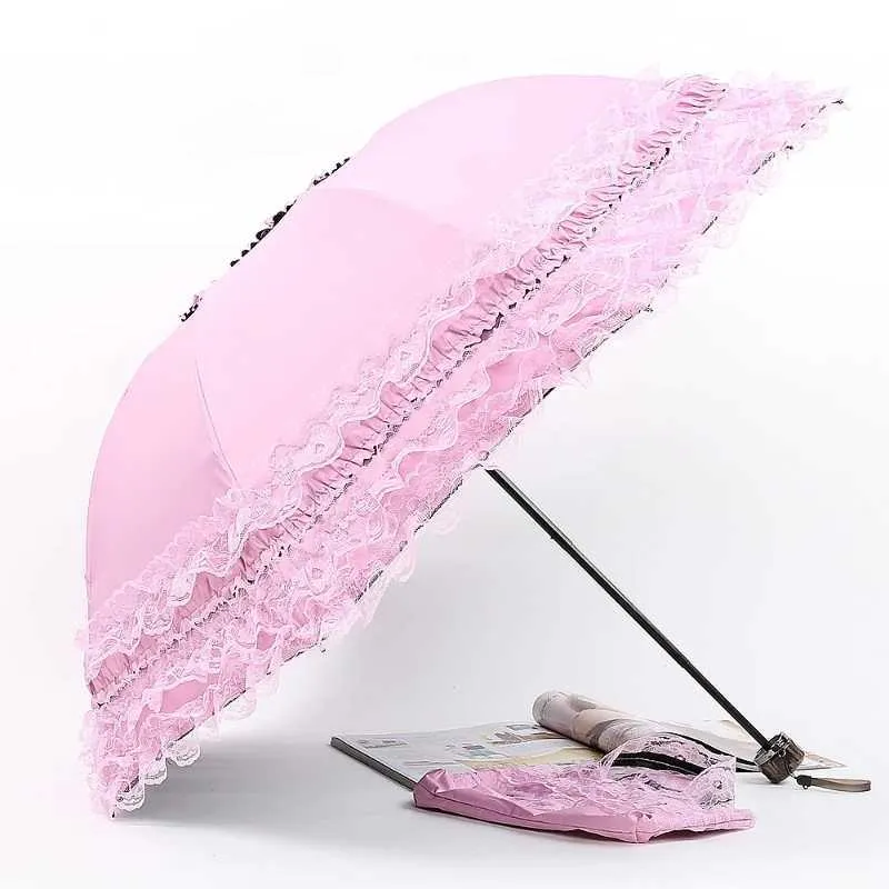 Lace Princess Umbrella Sunshade Umbrella Uv Protection - Canada