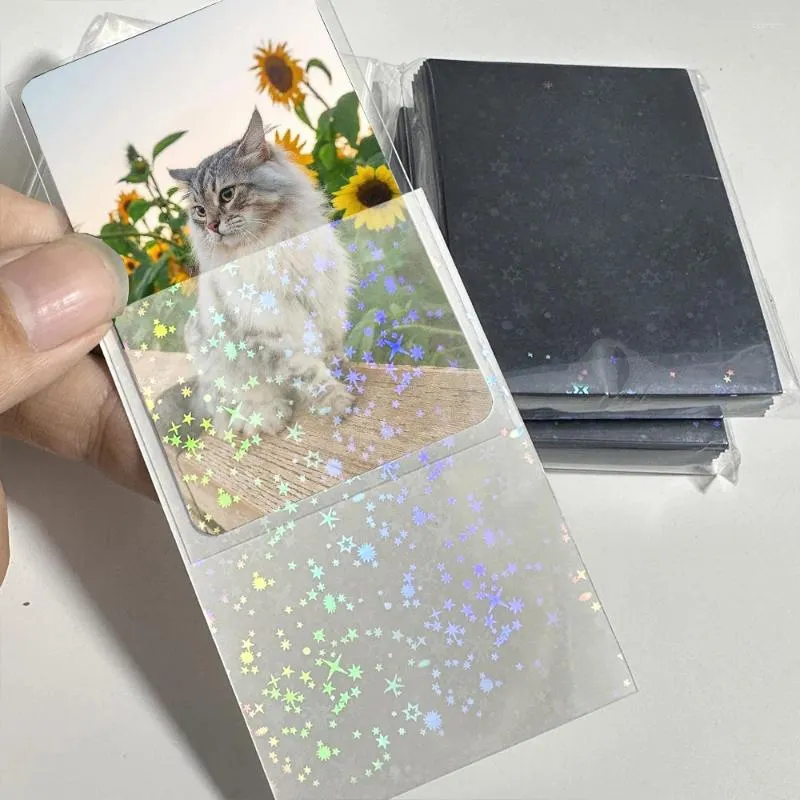 Frames Photocard Holder Glittery Star Double-sided Film Sleeves Candy Color  Protective Case from Dhgate Frames - price 25.32