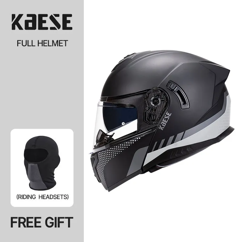 Dual Sport Motorcycle Helmet Modular Flip Up Full Face Safety Downhill  Motocross Racing Helmets, Lightweight for Daily Use