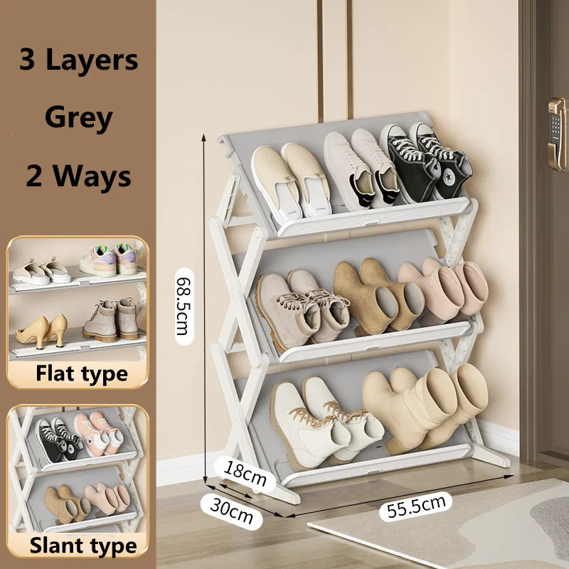Foldable storage rack behind the door store