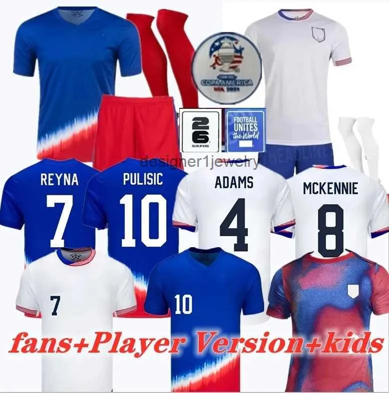 USA Soccer Kit 2024 2025 Copa America USWNT Kids Set 24/25 Home & Away