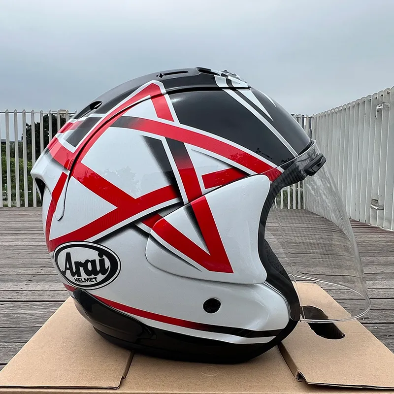 【通販 人気】 ARA I Racing Auto Motocross Face Open 3/4 NAKANO RAM VZ Jet レコーダー