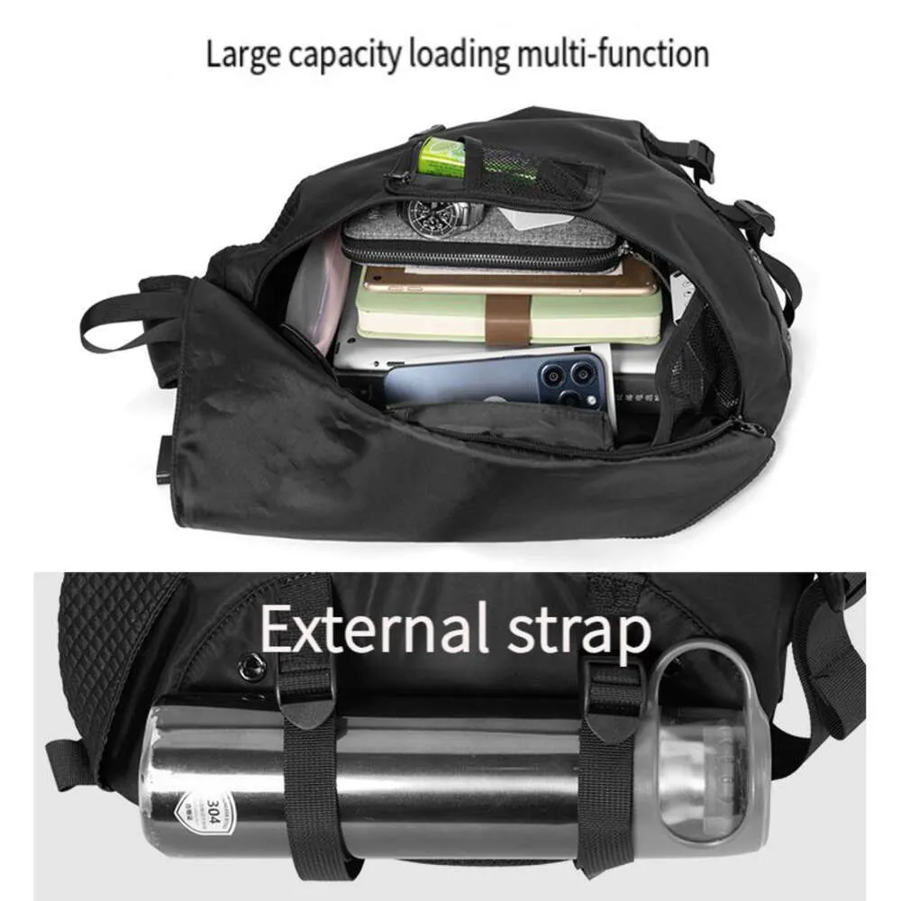 Large Capacity Fashion Crossbody Backpack For Outdoor Sports
