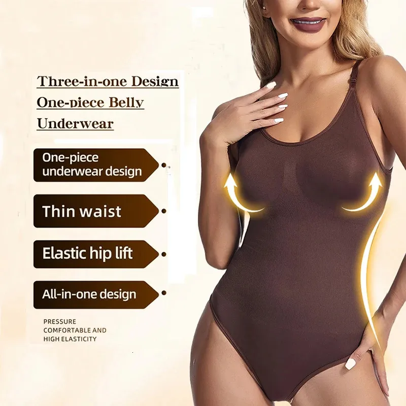 SENSI' Body Contenitivo Modellante Donna a Fascia con Spalline