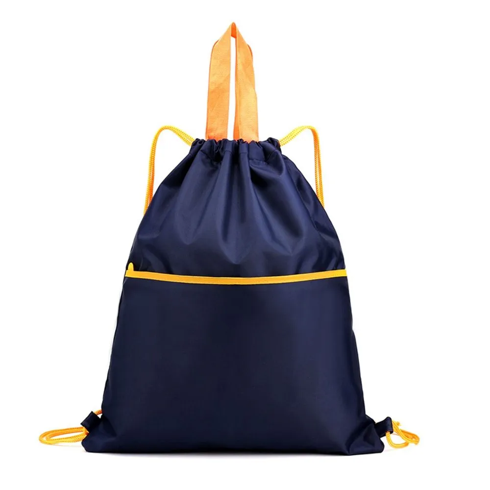 12 Pack Waterproof Nylon Drawstring Backpacks - 17.7x13.7 Inch, Lightweight Sack For Gym, Beach, Travel 3 thumbnail image