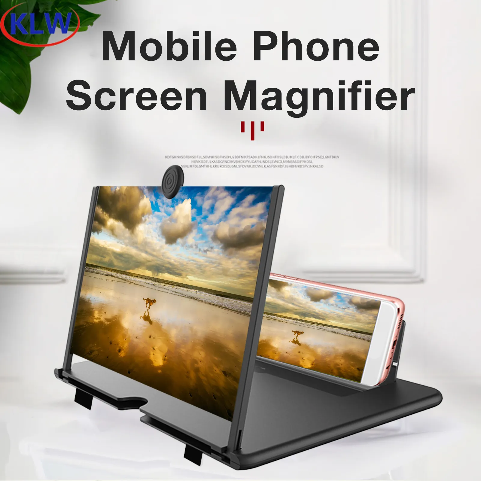 Amplificatore per schermo 3D da 8 pollici lente d'ingrandimento per schermo del telefono cellulare proiettore per espansione HD staffa di ingrandimento per Display per Smartphone  202192403