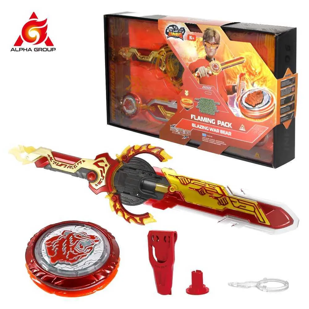 Deluxe Infinity Nado 6 Flaming Pack Spinning Top Dragon Toys