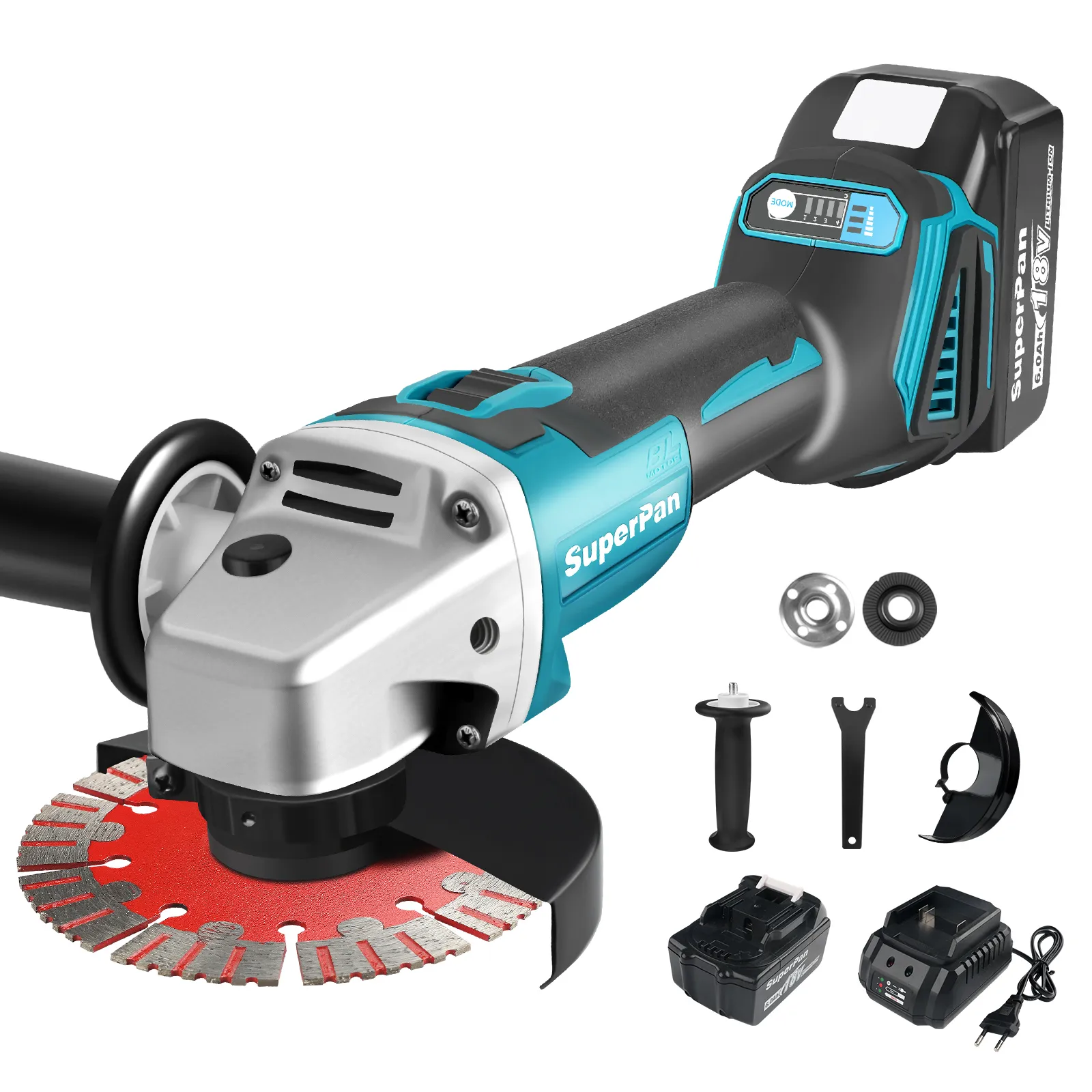 Superpan Makita DGA404 18V Brushless Lithium Ion Angle Grinder
