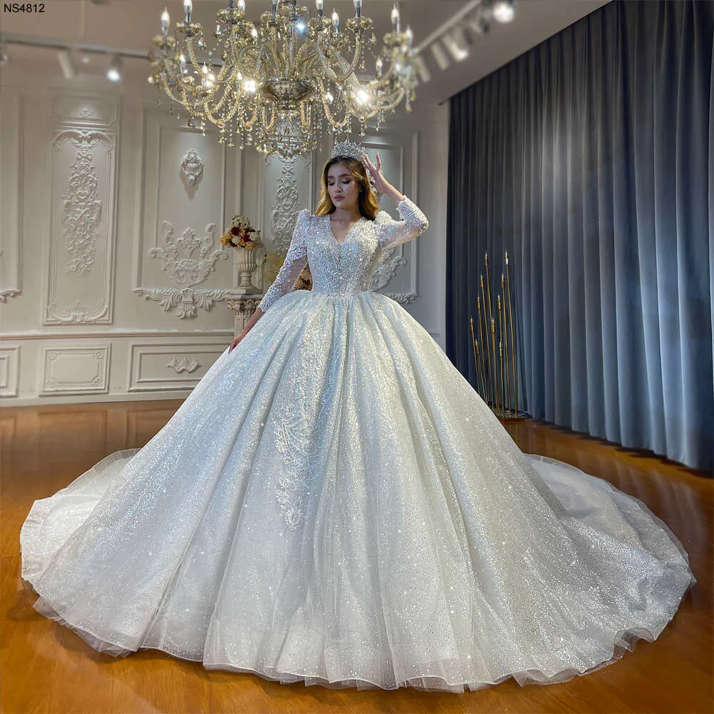 Custom Wedding Dress: Elegant V Neck Bridal Gowns,... From Babydress126,  $1,752.82 | DHgate.Com