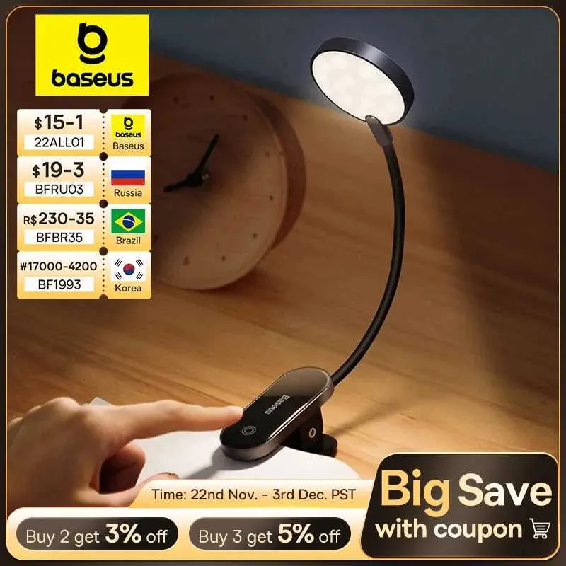 Baseus LED Clip Table Lamp Stepless Dimmable... From Urban_sweetheart ...