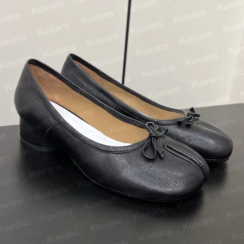 Tabi Ballerina Flats Dames Lederen Enkelband Slip On Schoenen, Casual  Elegant, Lambskin Kalfsleer, Maat 35 40 Van 68,18 € | DHgate