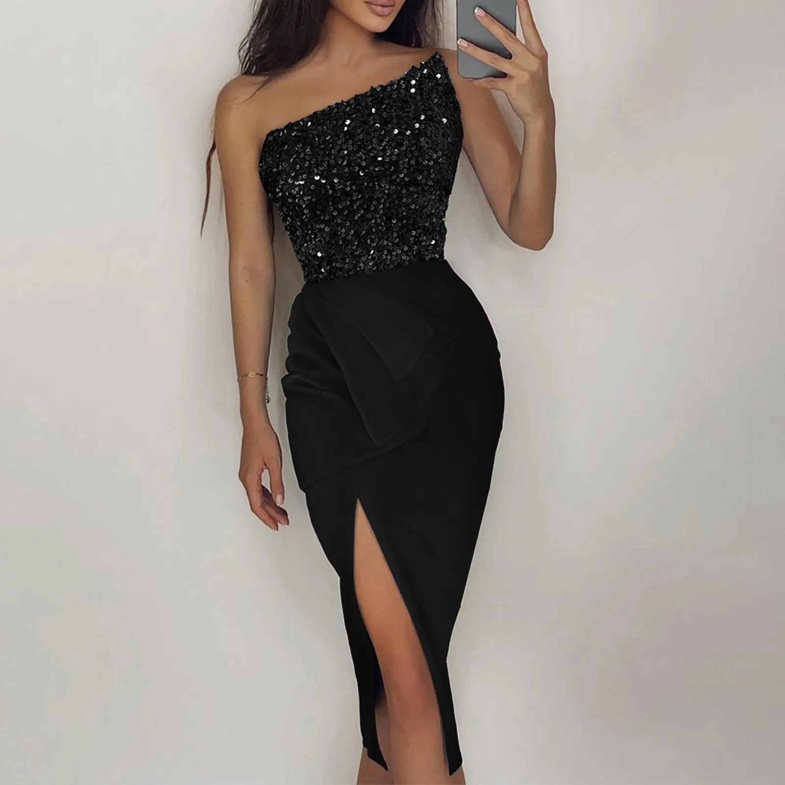 Sequin Cocktail Dresses: Womens Sleeveless Glitter... From Landong01,  $13.31 | DHgate.Com