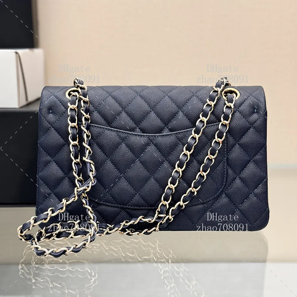 Designer Caviar Calfskin Flap Leather Shoulder Bag For Women Designer Caviar Calfskin Flap Leather Shoulder Bag For Women