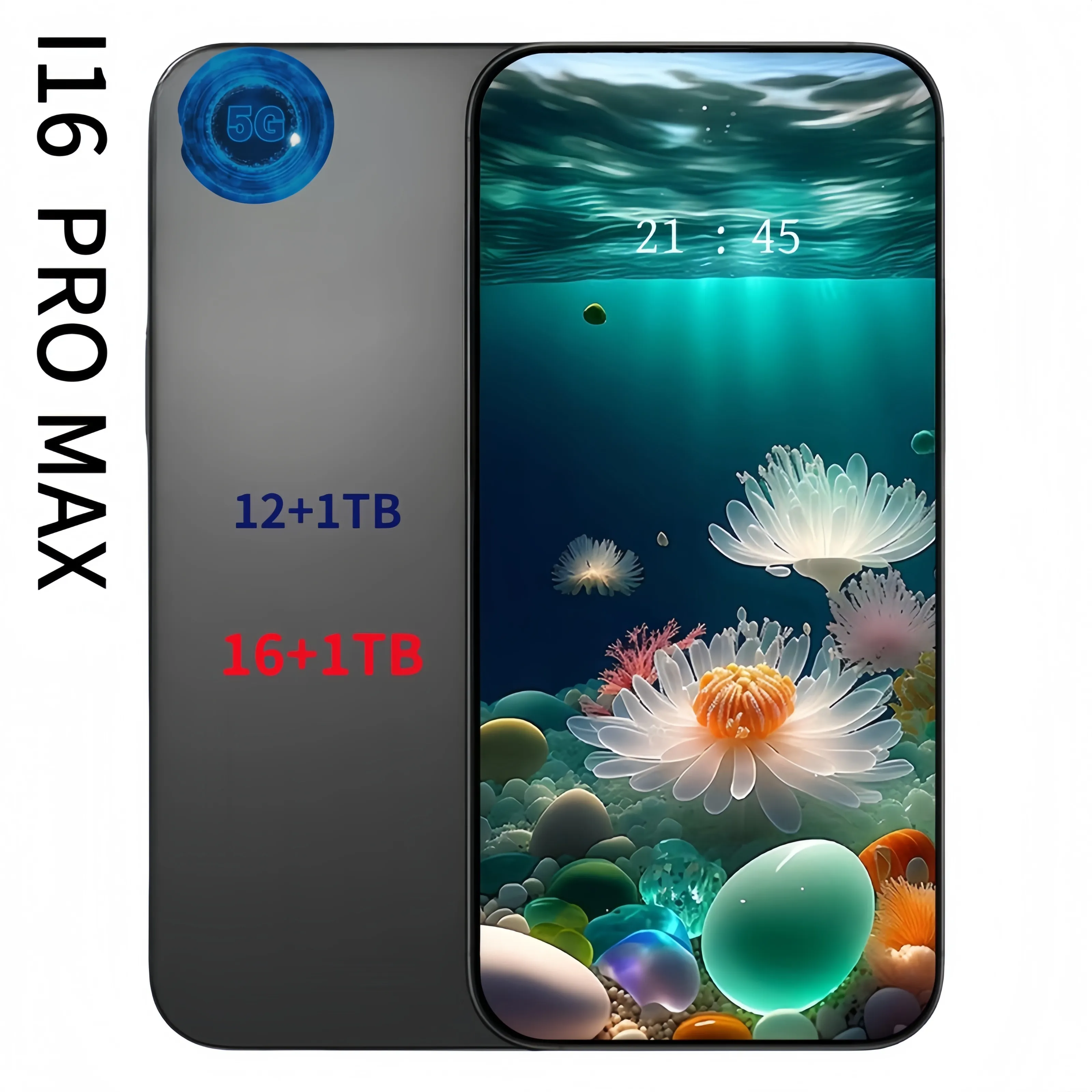 for I15 i16 Pro Max Smartphone unlock Camera 4G 5G 16GB 64GB 128GB cell phone RAM 128GB 256GB 1TB smartphone Android