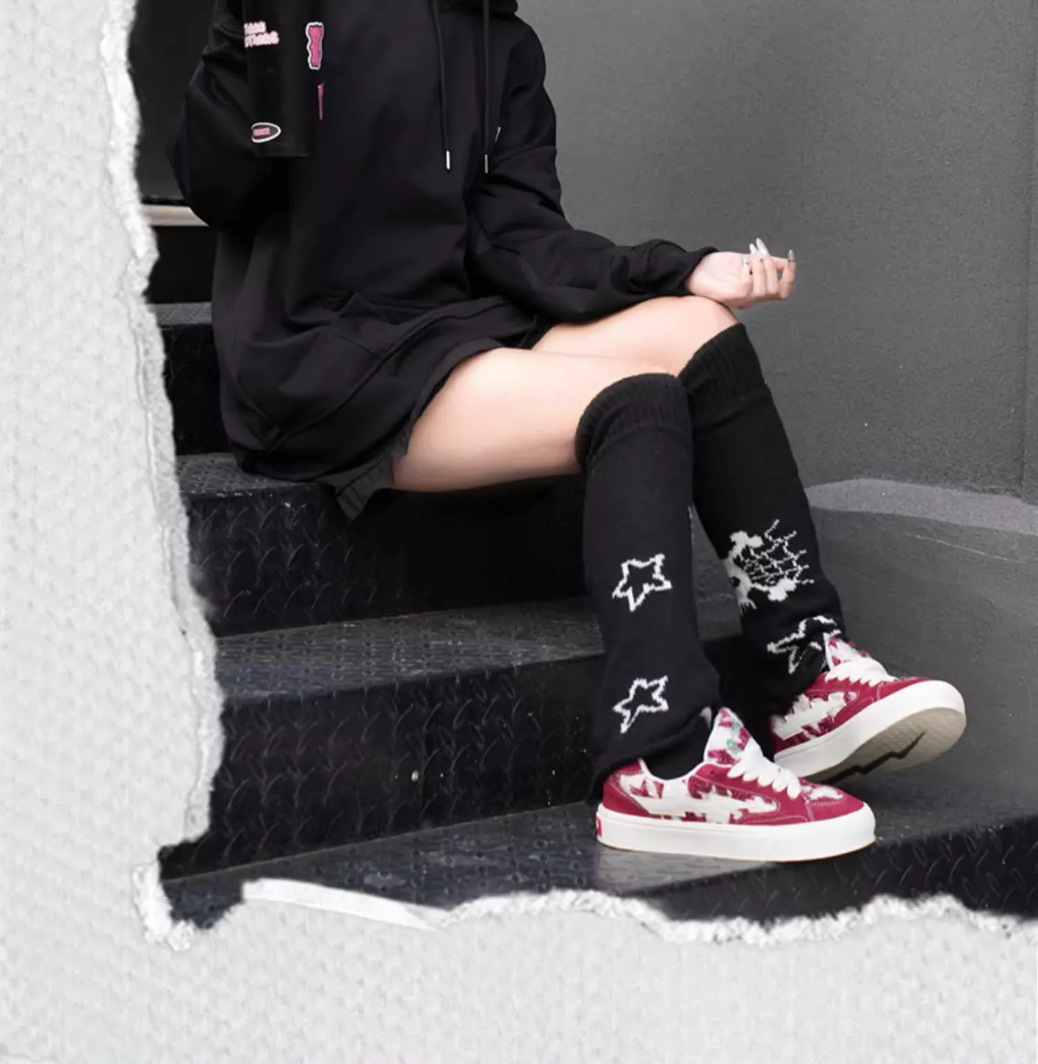 Lighing X D6228 Casual Picasso Co Named Lighing Storm Canvas Male And Female Board Shoes Lovers Sneakers_desvips.com
