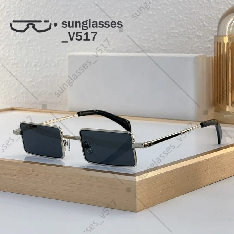 Rectangular Sunglasses with UV400 Protection for Women and 