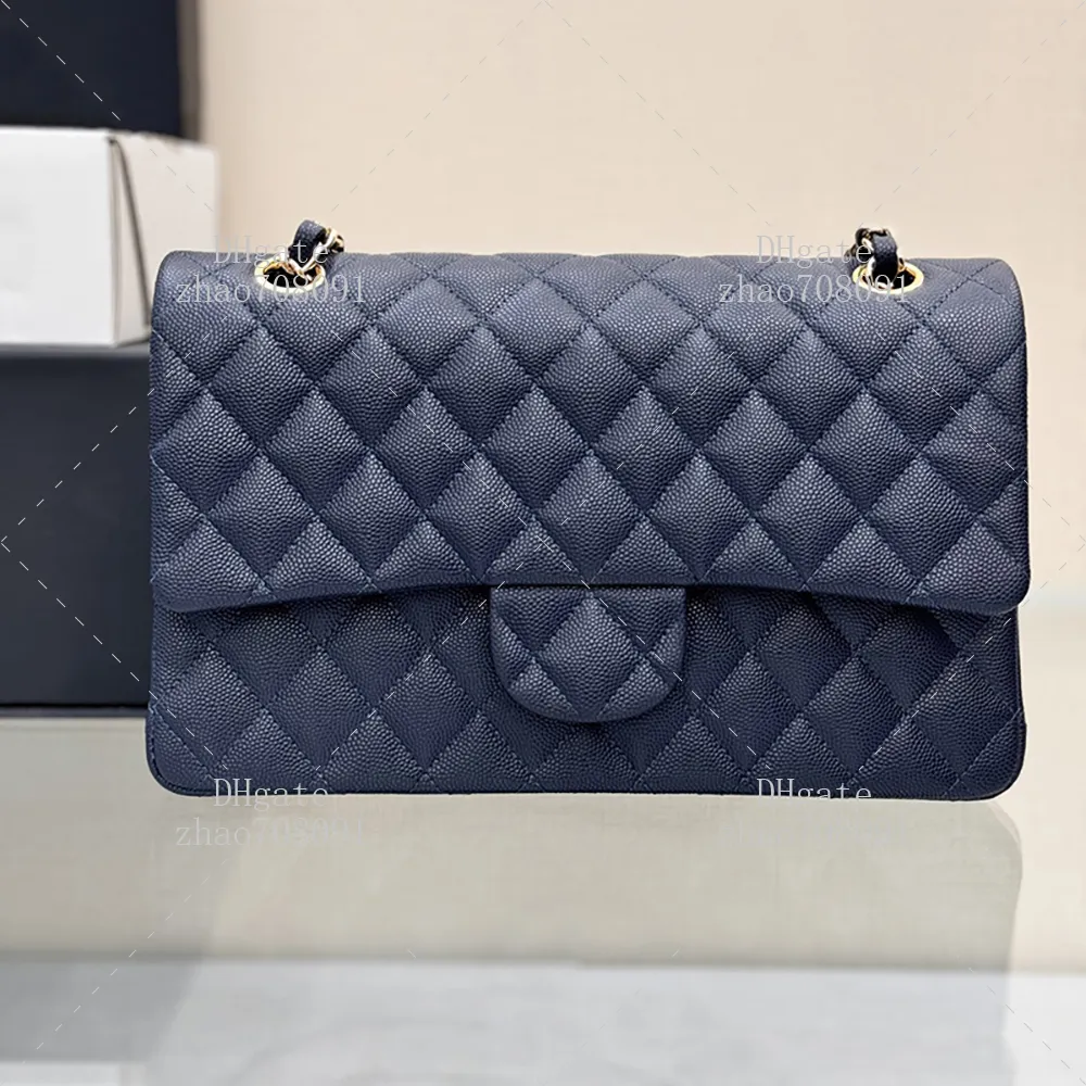 Designer Caviar Calfskin Flap Leather Shoulder Bag For Women Designer Caviar Calfskin Flap Leather Shoulder Bag For Women
