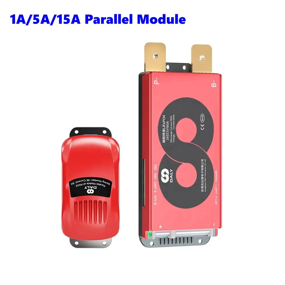 DALY Parallel Module 1A 5A 15A for BMS Li-ion LifePO4 3S 4S 8S 12S 16S 12V 24V 48V 15A-500A Battery Management System