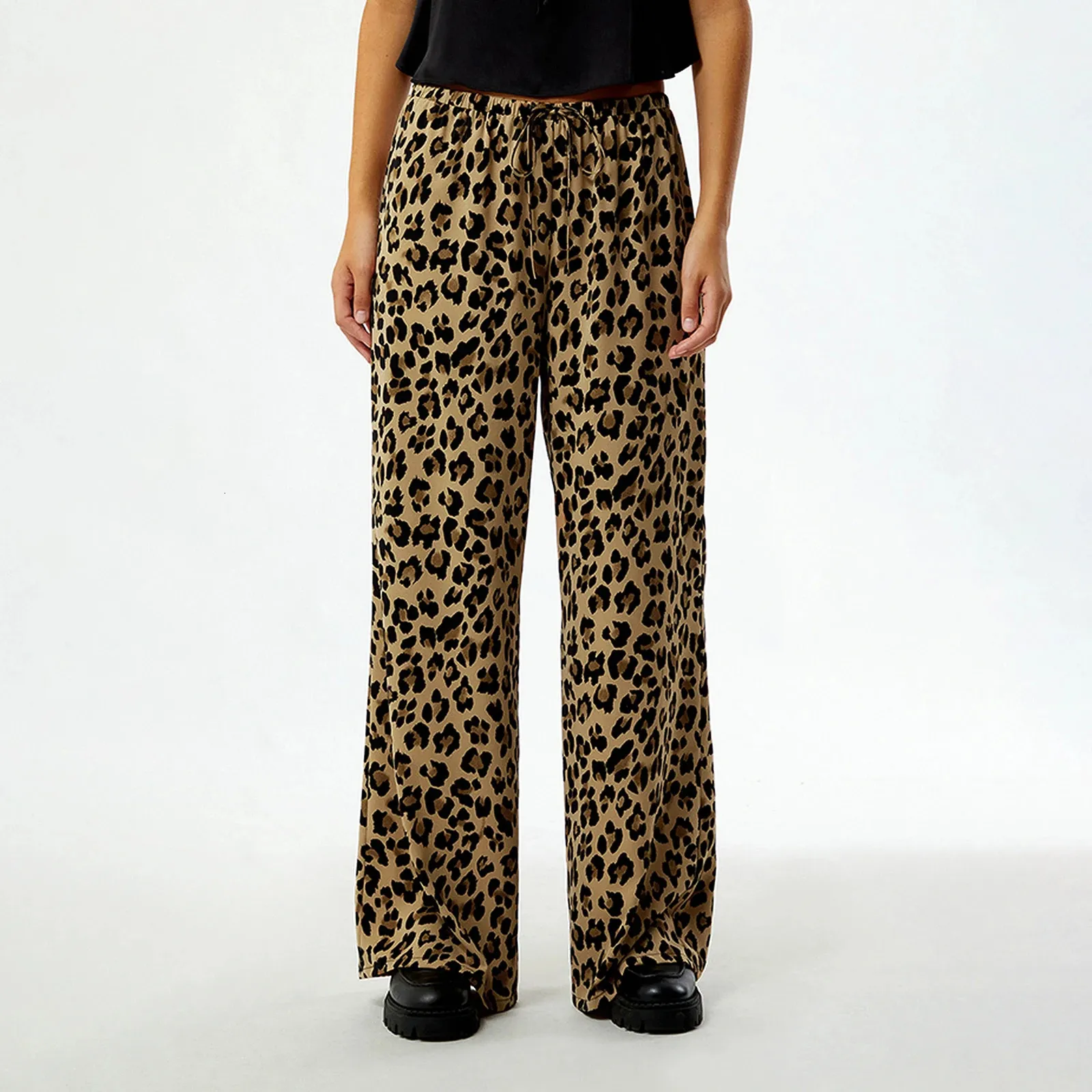 パンツ HYSTERIC GLAMOUR Leopard Cargo Pants y2k Hirigin Womens Retro Y2K Cargo Pants Leopard Print From Kong04