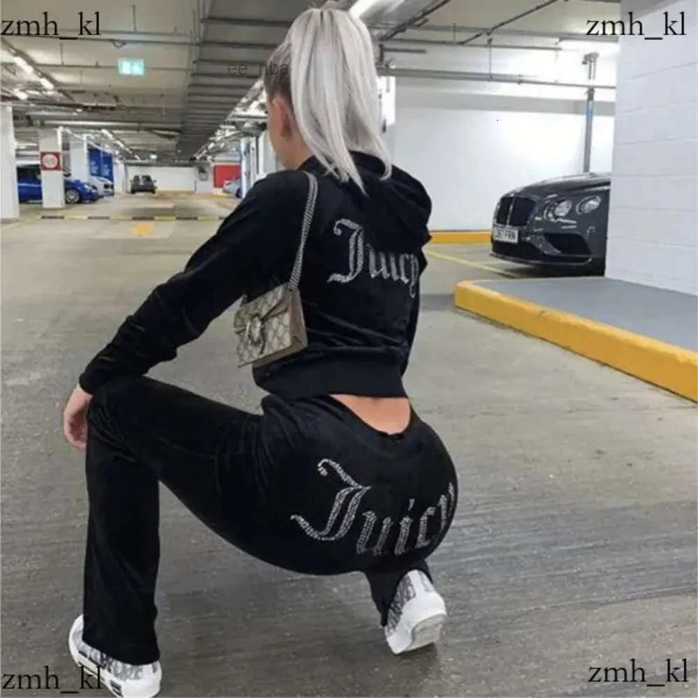 Save Big on Bulk Juicy Tracksuits Women Women Tracksuits Fashion Set:  Comfortable Velvet Sporting Suit Red Slim Casual Women's Track Suits  Couture