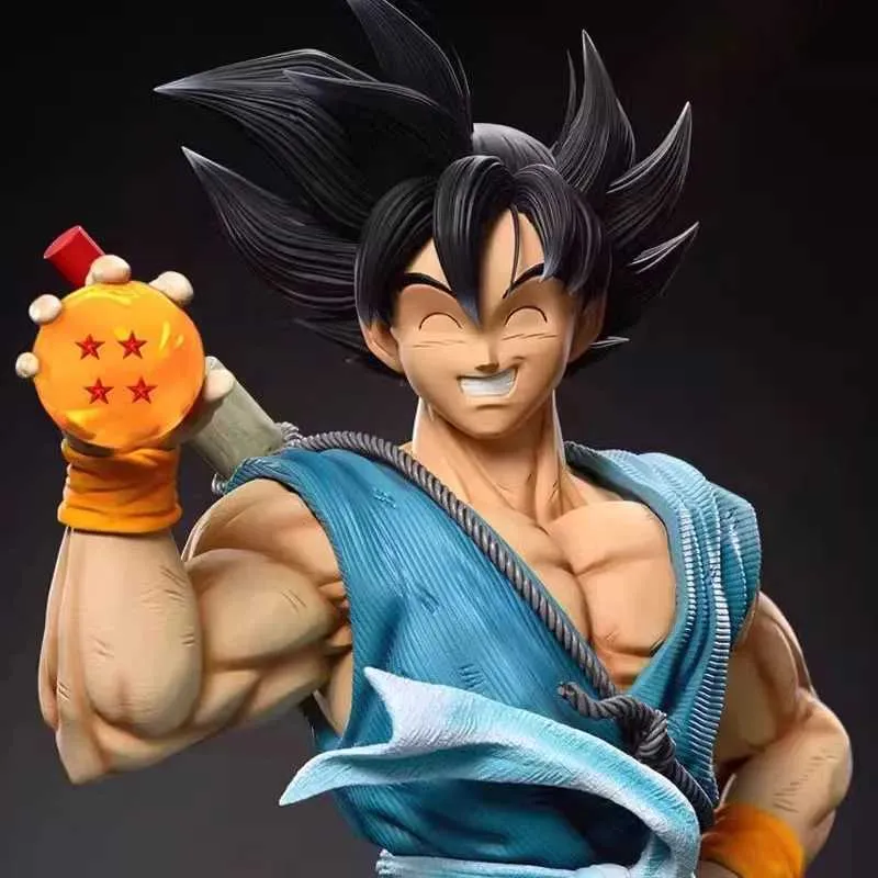 2026 Anime DBZ Son Goku 3.15 in 8 cm Polymer Clay Action Figure Statue ...