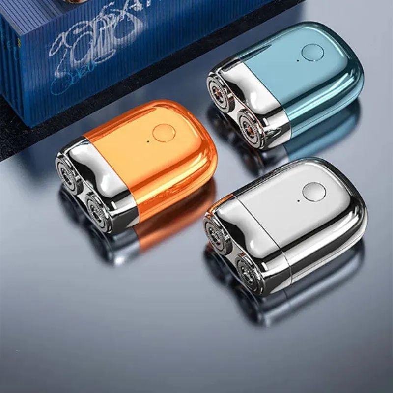 Small 2 Head Razor Mini Portable Electric Shave Razor Beard Trimmer Shaver Double Head ...