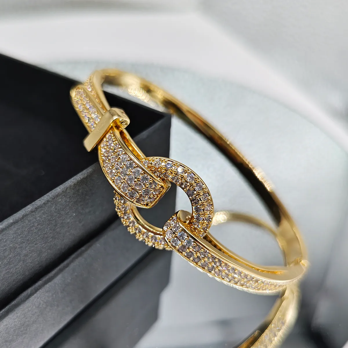 Punk Rock Jewelry Inspired Bangle Bracelet Set: Metal Alloy  display picture 3