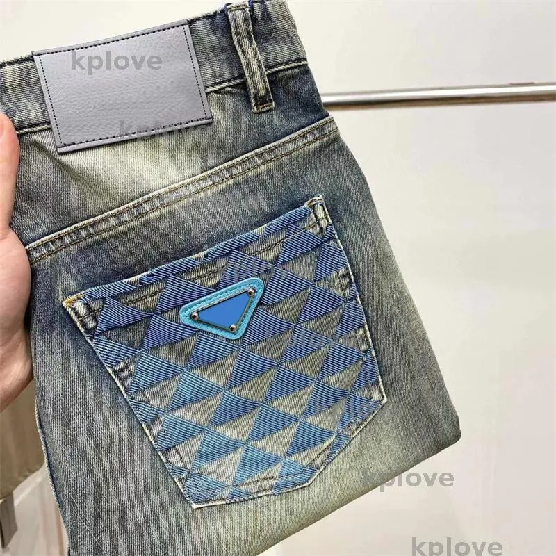 Retro Style Straight Leg Jeans: Mens Baggy Hip Hop Pants with Unique ...