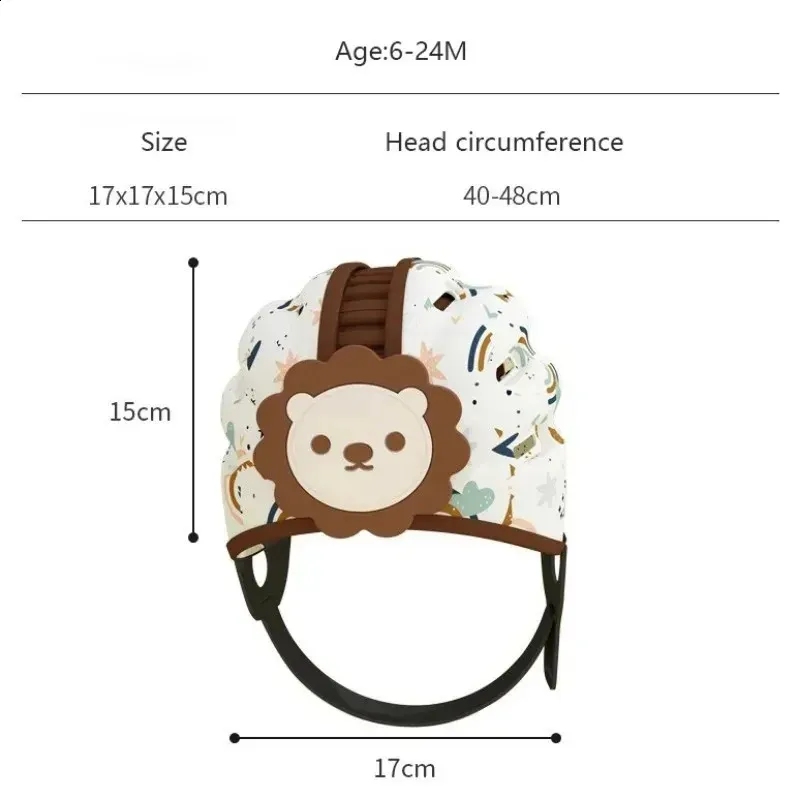 lazada baby helmet Ocanoiy Toddler Headguard Infant Head Cushion (Starry Blue) 360Degree Protection Baby Helmets Adjustable