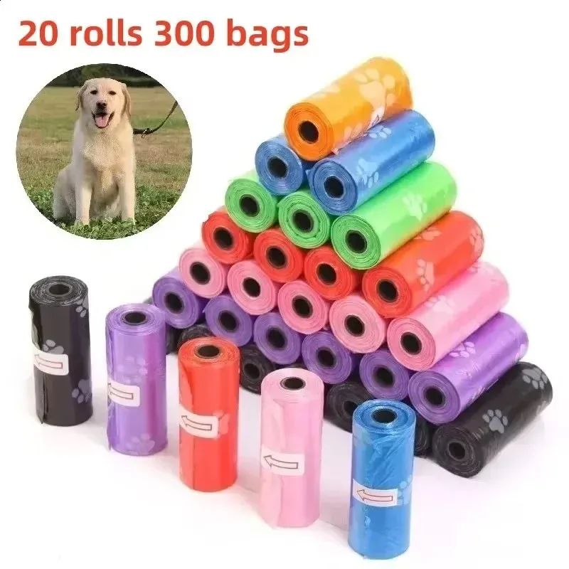300 Scented Dog Poop Bags - Extra Thick Leak-Proof Waste Bags, 9x13 Inches - View #9