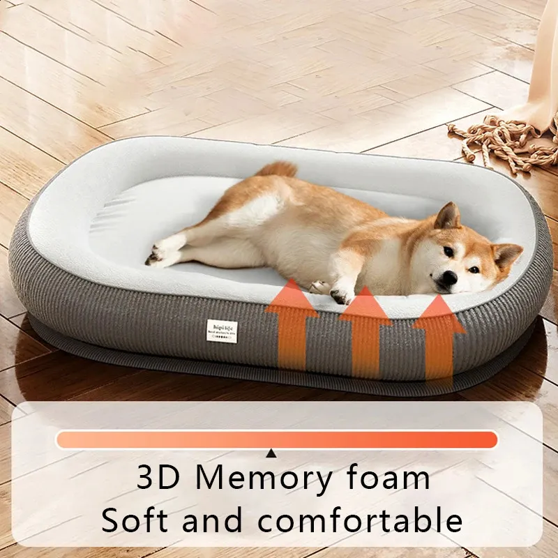 Dog Bed Soft Memory Foam Pet Sleeping Pad For Small And Medium