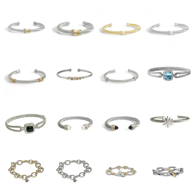 Fashion Designer Unisex Bracelets Bangles bracelet Cuff bangle with box Cool Guy Jewelry Wedding Jewelries New Fashion Clothing