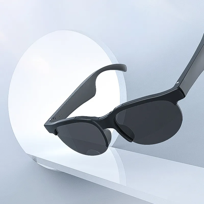 Nuevas gafas de sol con música inteligente, auriculares inalámbricos Bluetooth, sonido HIFI, gafas para conducir, llamadas manos libres_voghion.com