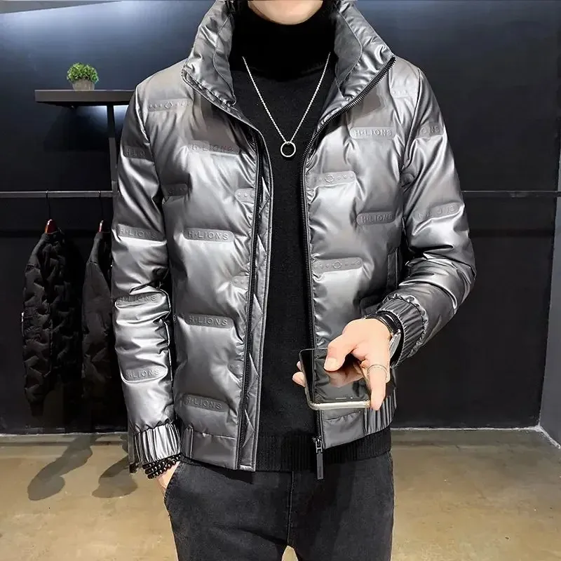 Men Long Down Jacket Jacket Thicken Outdoor Warm Windproof