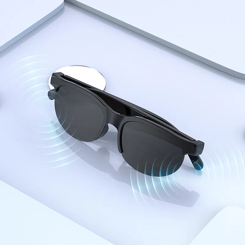 Nuevas gafas de sol con música inteligente, auriculares inalámbricos Bluetooth, sonido HIFI, gafas para conducir, llamadas manos libres_voghion.com