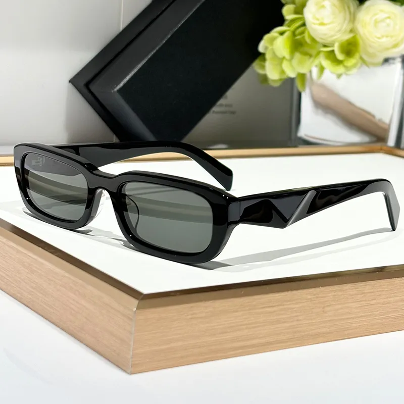 Square Frame Sunglasses with Acetate Fiber Frame and UV400 Protection Men main image 4