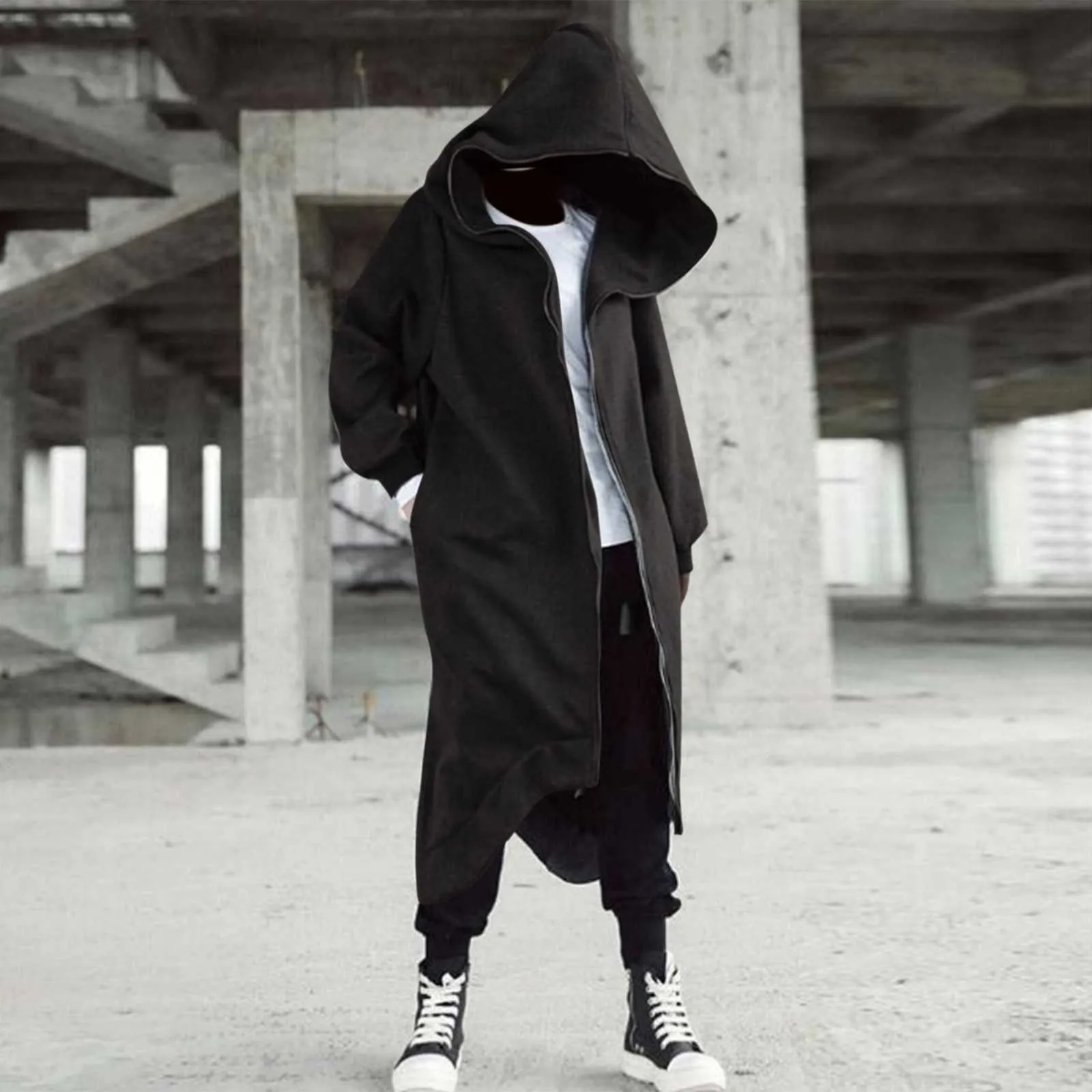 WHHFOOH Zip Up Hoodie Men's Fashion Full Zip Hoodies Stylish